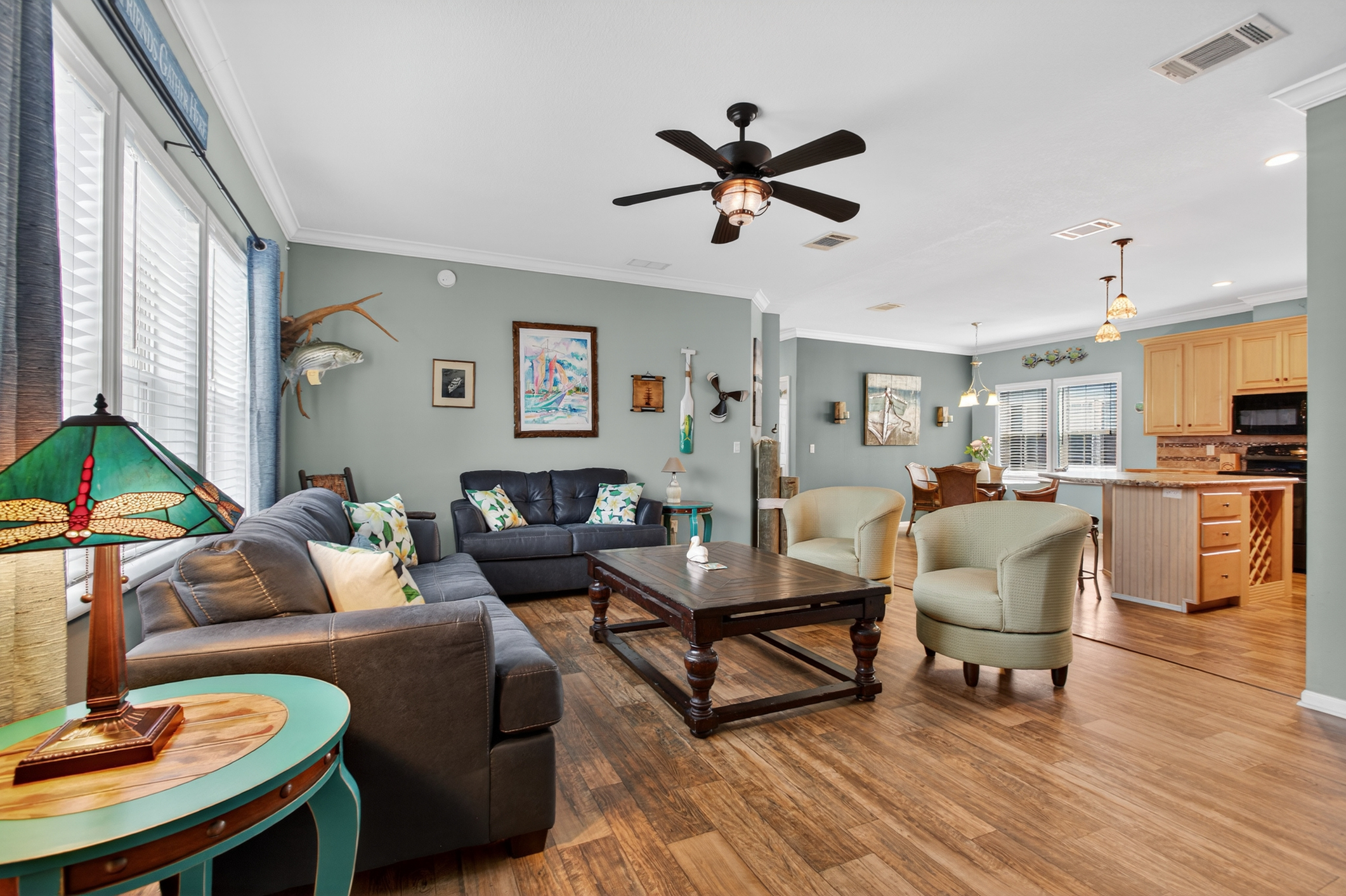 Open concept living room